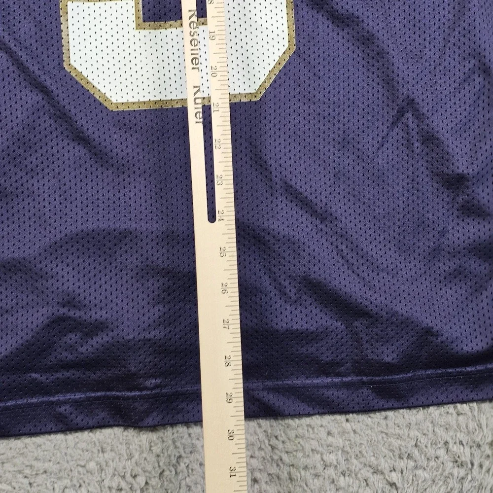 Notre‎ Dame Fighting Irish Jersey Mens Medium Purple NCAA Football Adidas #3